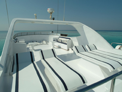Sundeck on My/Y Sweet Dream Liveaboard Motor Yacht in Marsa Alam Egypt